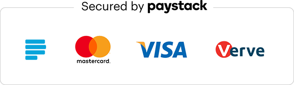 Secured by Paystack